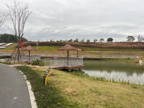 龙江岁月花田垂钓